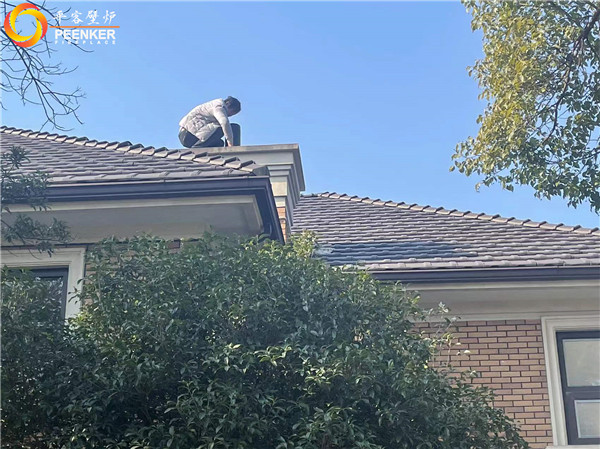 杭州九溪玫瑰園丹麥Morso 2110火爐安裝.jpg