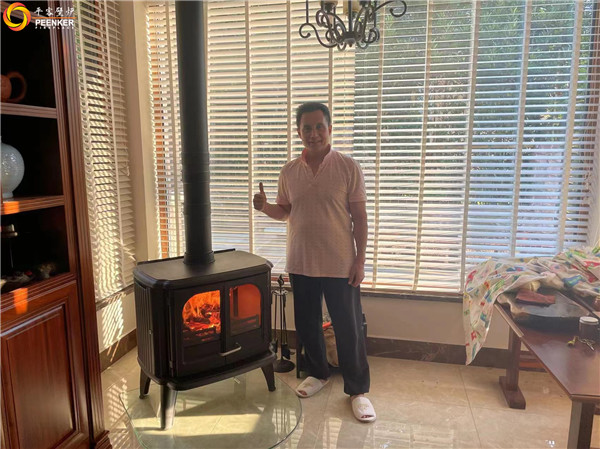 鎮江邊城別墅丹麥Morso 3640火爐安裝.jpg