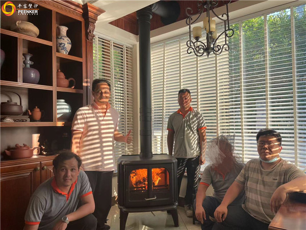 鎮江邊城別墅丹麥Morso 3640火爐安裝.jpg