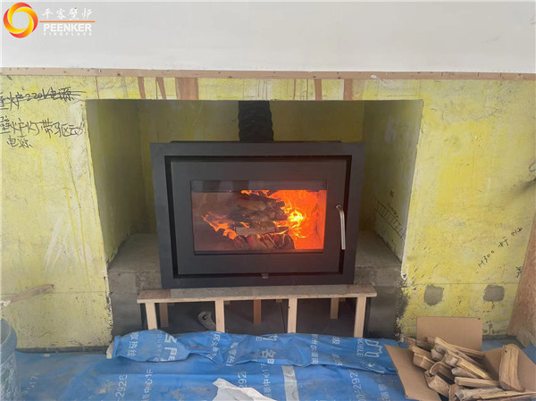 杭州綠城桃花源丹麥Morso 5660嵌入式壁爐安裝.jpg