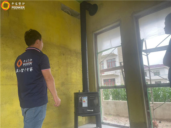 南通啟東市王鮑鎮自建房丹麥morso 2140壁爐安裝.jpg