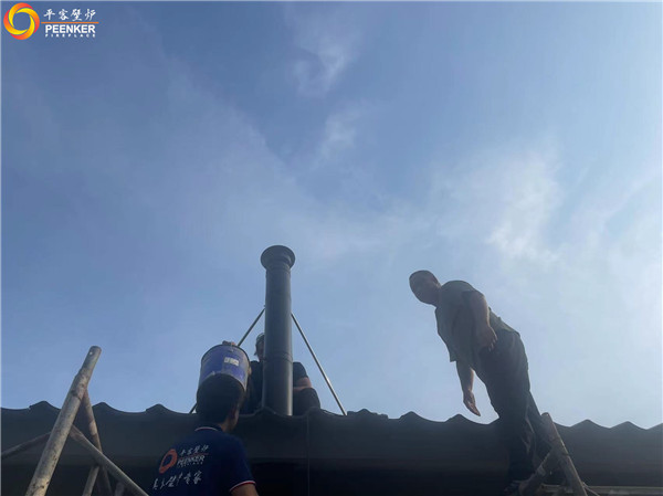 南通啟東市王鮑鎮自建房丹麥morso 2140壁爐安裝.jpg