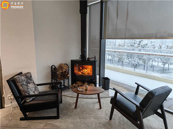 咸陽別墅壁爐丹麥Aduro A15寬屏火爐安裝.jpg