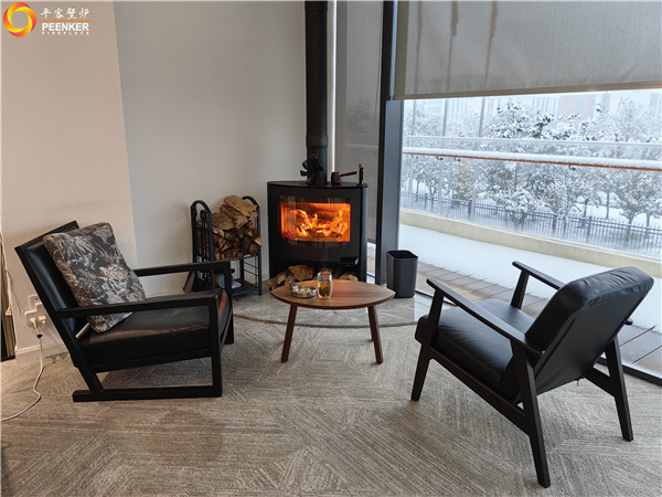 咸陽別墅壁爐丹麥Aduro A15寬屏火爐安裝.jpg