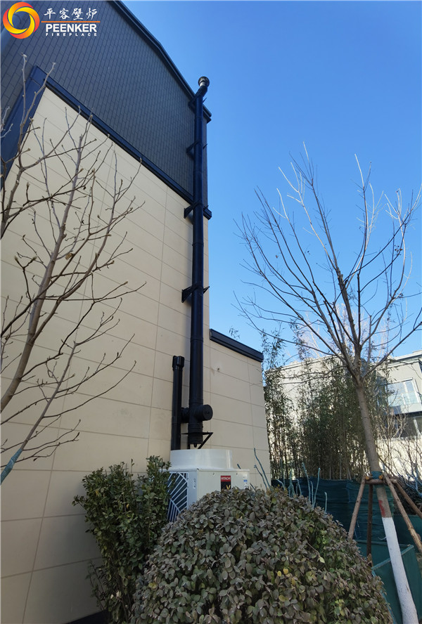 北京別墅丹麥Aduro A9.1獨立式火爐安裝.jpg