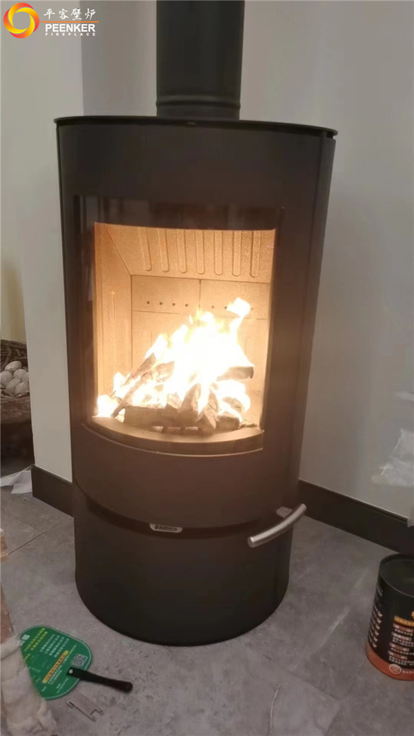 北京別墅丹麥Aduro A9.1獨立式火爐安裝.jpg