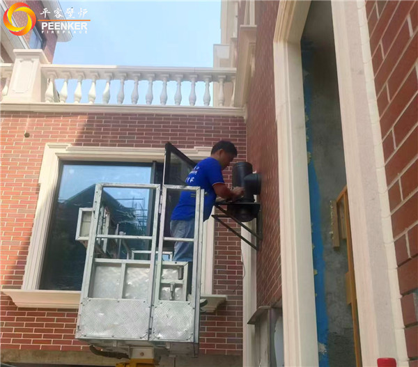 長沙爵世名邸別墅丹麥Morso 3640鑄鐵火爐安裝.jpg