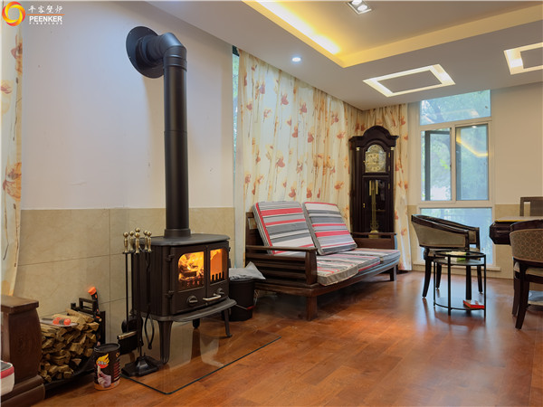 南京南山湖別墅丹麥Morso 2110鑄鐵壁爐安裝.jpg