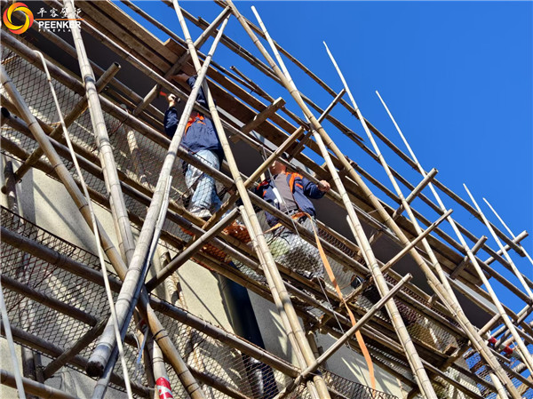上海浦東別墅丹麥Aduro A17獨立式火爐戶外煙囪安裝.jpg