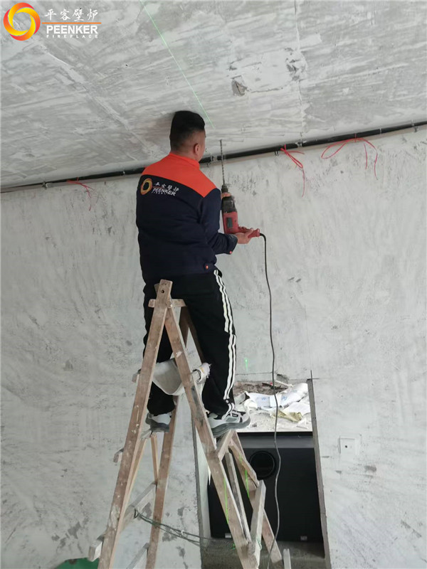 常州美的國賓府丹麥Morso 5660嵌入壁爐安裝.jpg