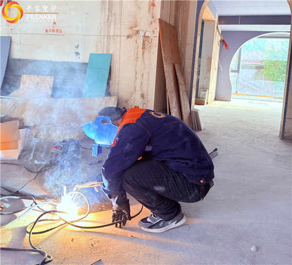 平客壁爐-杭州臨安湖畔居丹麥Morso S101-12壁爐安裝.jpg