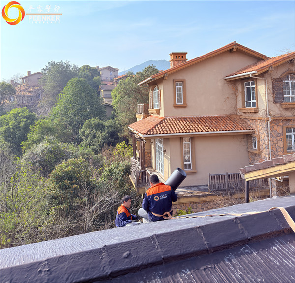 平客壁爐-杭州臨安湖畔居丹麥Morso S101-12壁爐安裝.jpg