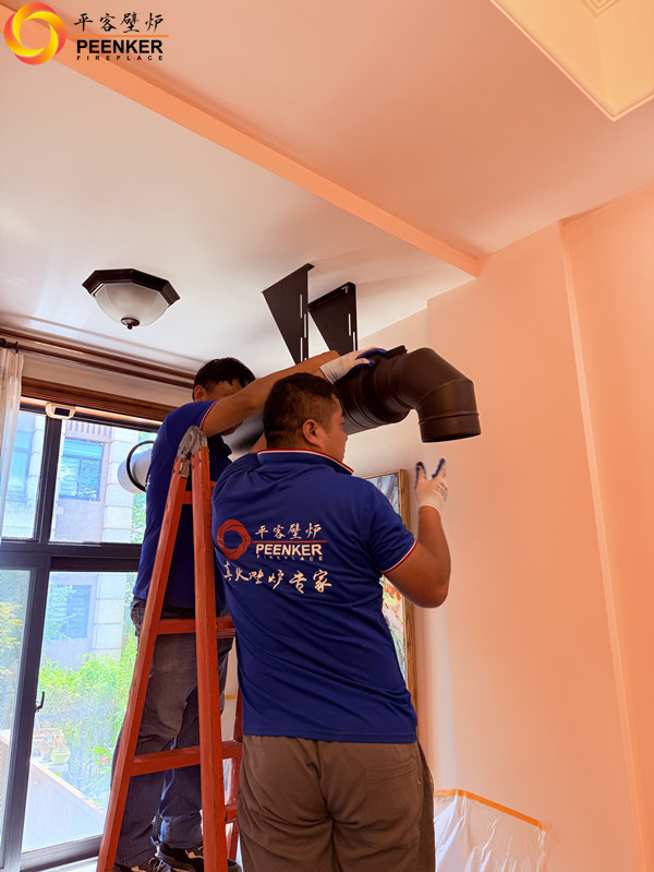 合肥丹麥Aduro A15真火壁爐安裝.jpg