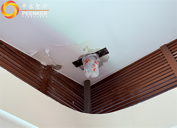 上海湖畔佳苑別墅丹麥Morso 6848壁爐安裝.jpg