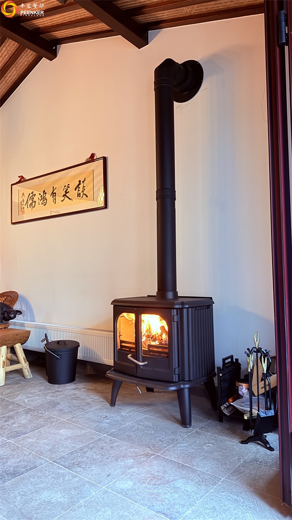鎮(zhèn)江自建別墅茶室丹麥Morso 3640壁爐安裝.jpg